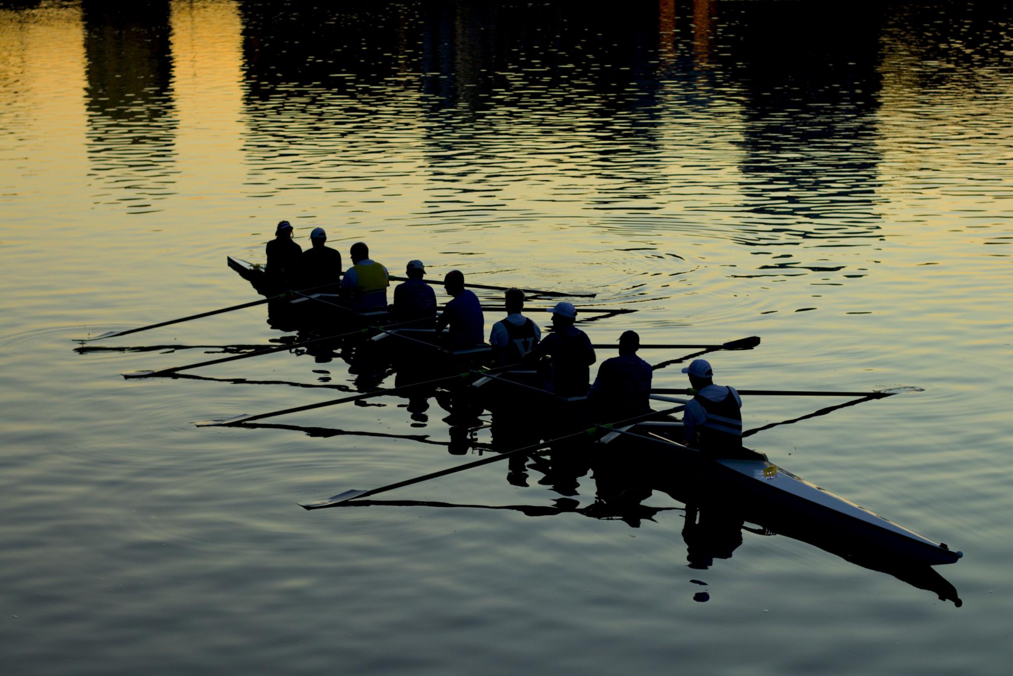 Ruderboot Achter